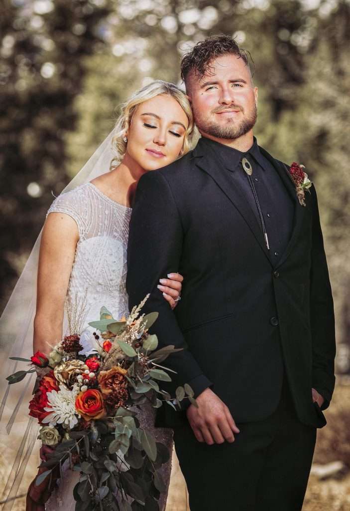 Beautiful couple portrait Utah ski resort - Katinov Wedding Photography