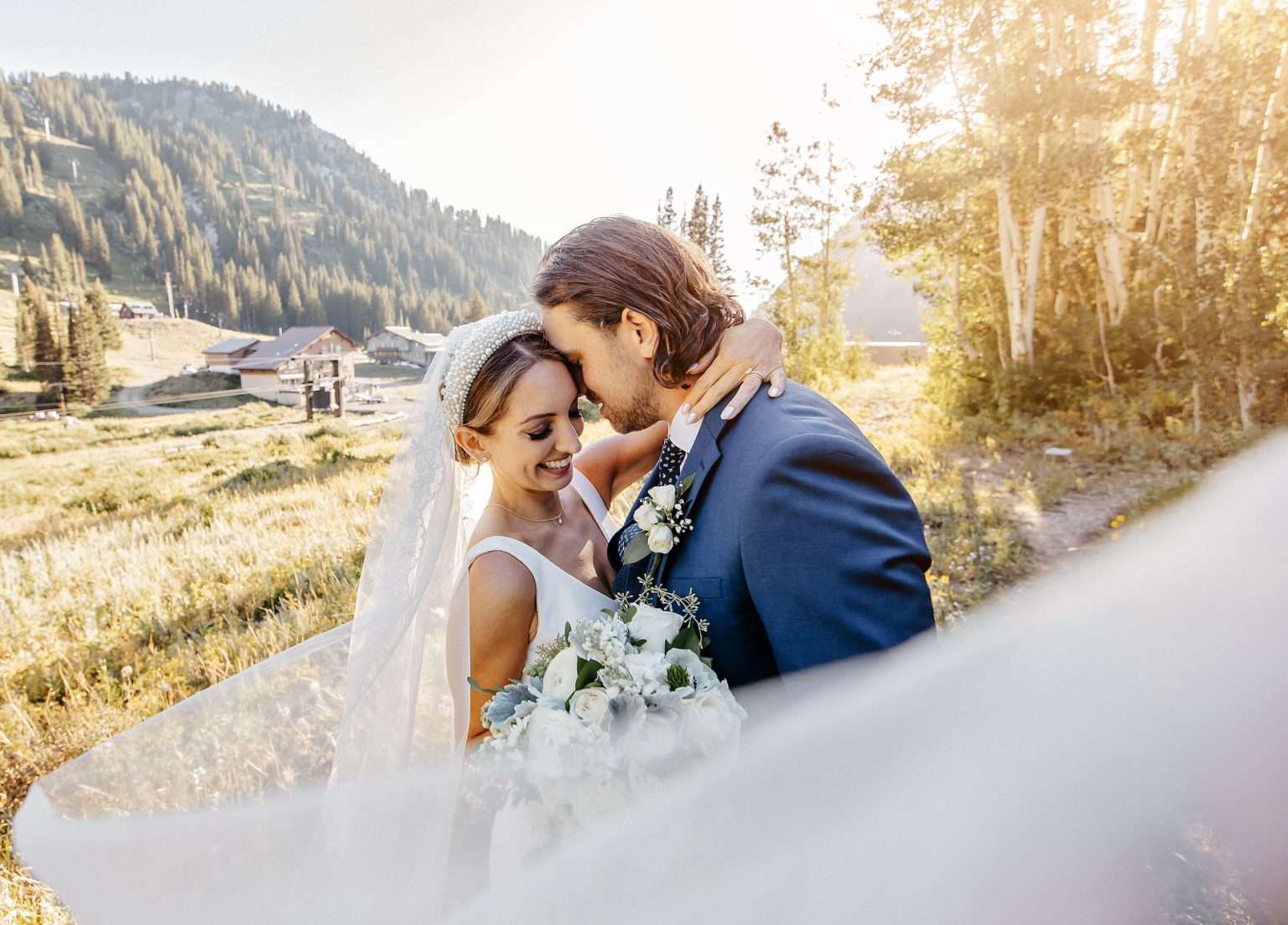 Park city wedding - shoot by Utah wedding photographer