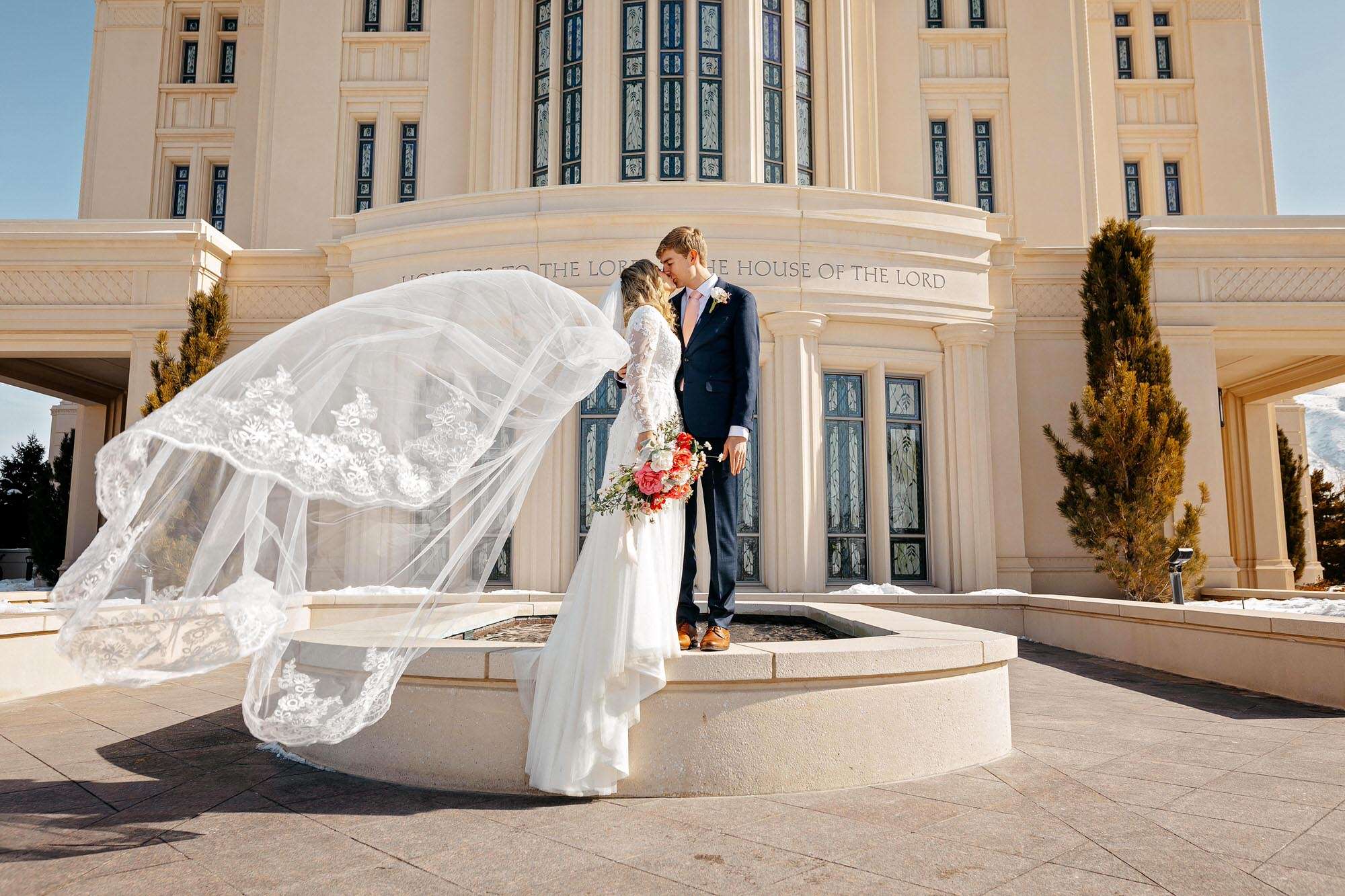 best utah wedding photographers payson temple