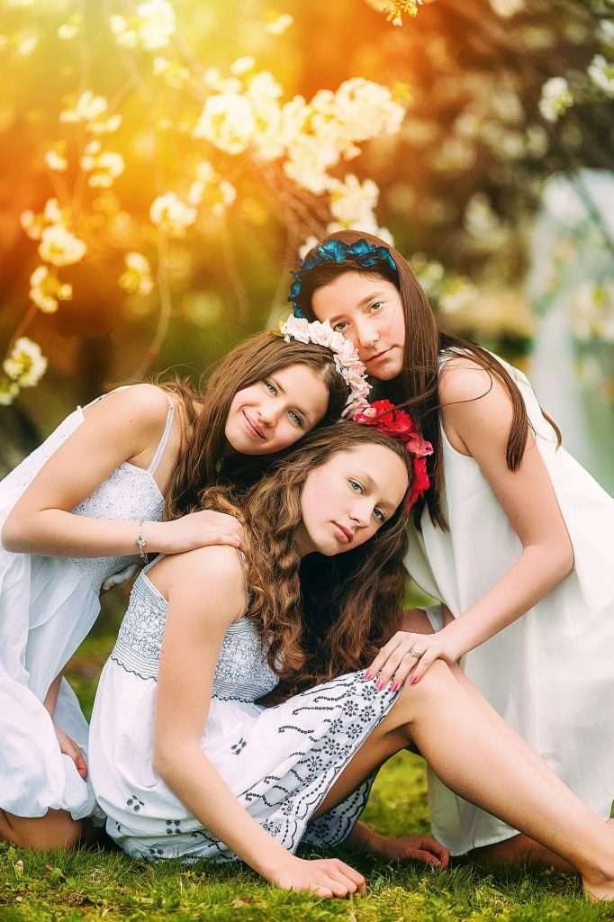 senior girls portrait