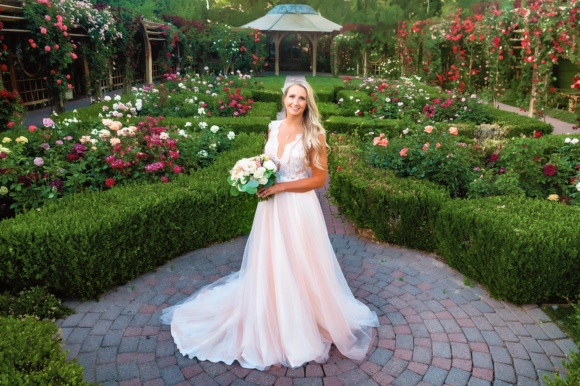 bride at thanksgiving point venue utah