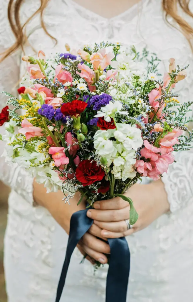 Jordan Pines Campground wedding photo