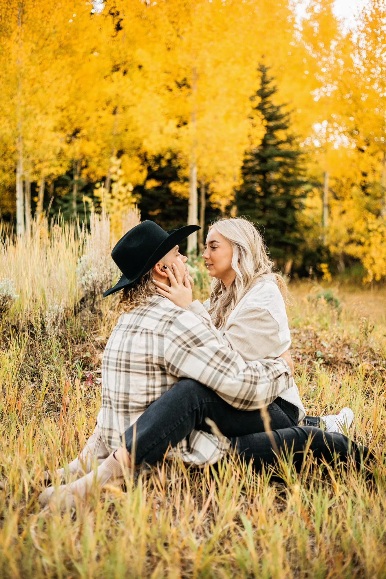 jordan pines utah engagment session