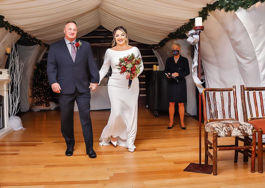Log Haven wedding