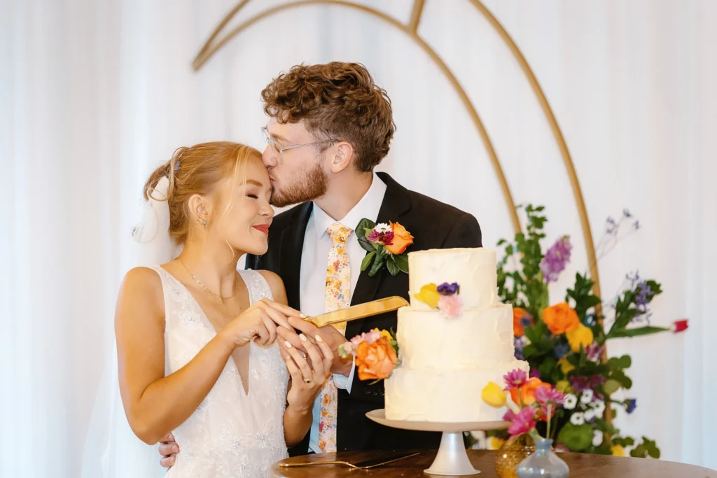 Beautiful wedding photo at Hobble Creek
