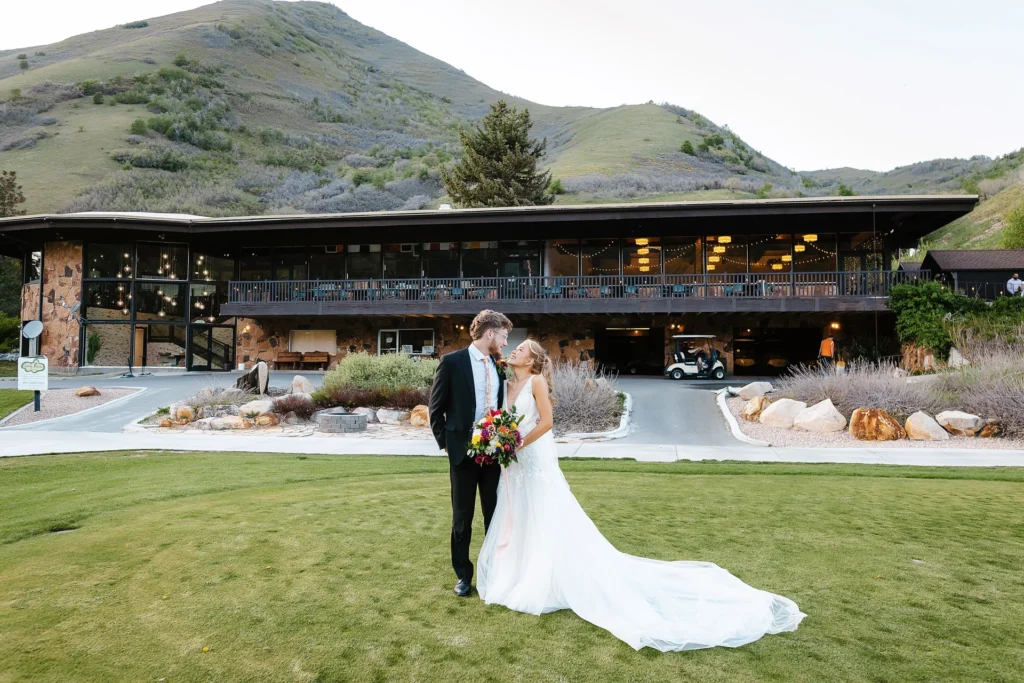 Couple in a front of Hobble Creek